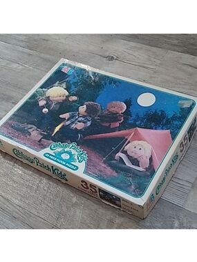 1984 Cabbage Patch Kids Floor Puzzle 35 Pieces Vintage